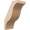 Ekena Millwork 5-inch W x 8-inch D x 12-inch H Funston Rough Cedar Woodgrain TimberThane Knee Brace, Primed BRCUR05X08X12FSTRCPR - alternate 1